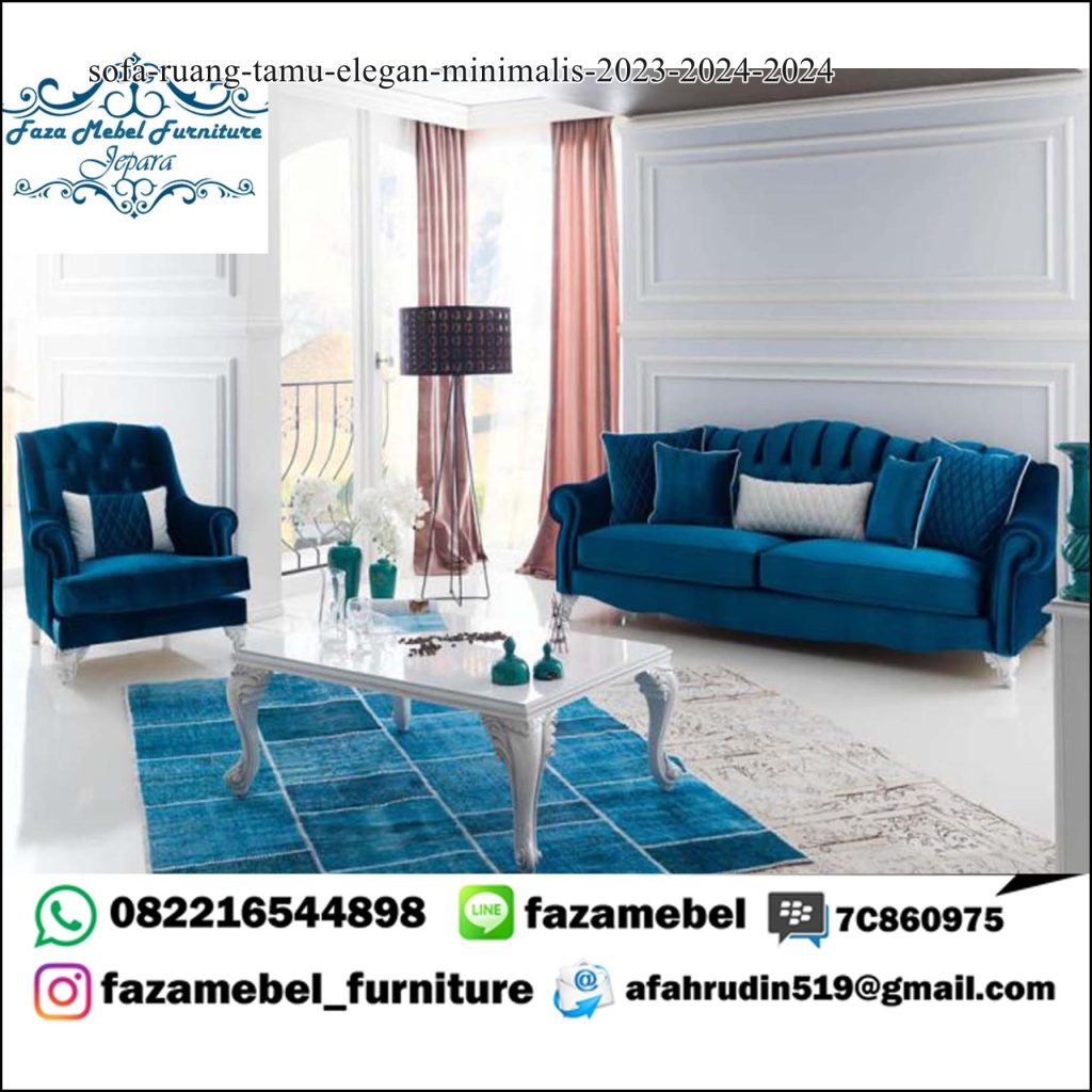 Sofa Ruang Tamu Minimalis Elegan Terbaru 2023 2024 Mahoni Mebel